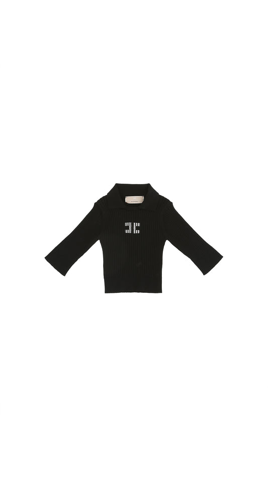 Elisabetta Franchi Knit Sweater w Logo 195