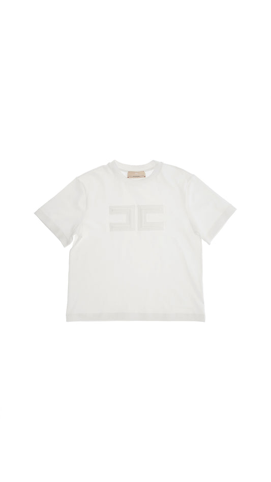 Elisabetta Franchi T-Shirt w Embroidered Logo 262