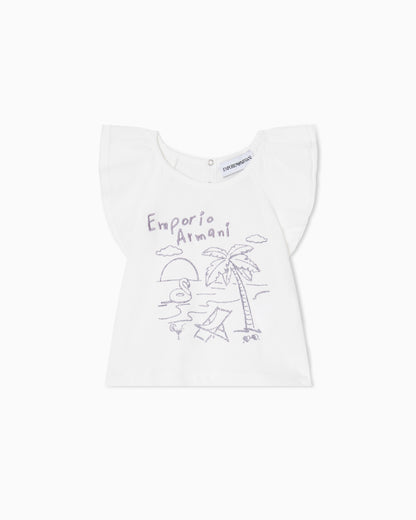 Emporio Armani Beach Graphic Tshirt EG000672