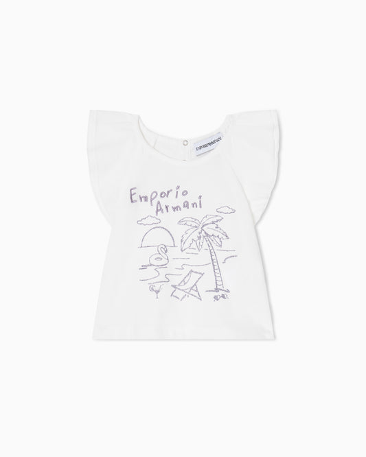 Emporio Armani Beach Graphic Tshirt EG000672