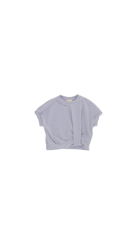 Elisabetta Franchi T-Shirt w Knot on Front 253