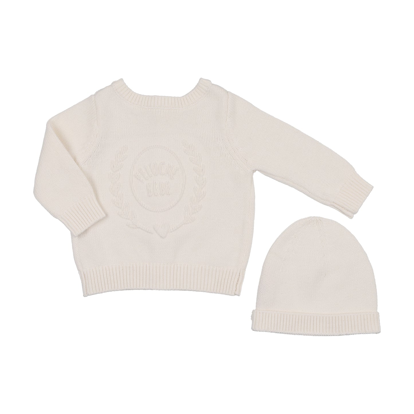 Peluche Embossed Knit Cardigan