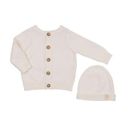 Peluche Embossed Knit Cardigan
