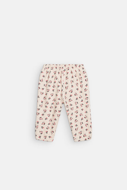 Ysali Sweat Pants - Cream Pink Sorrel