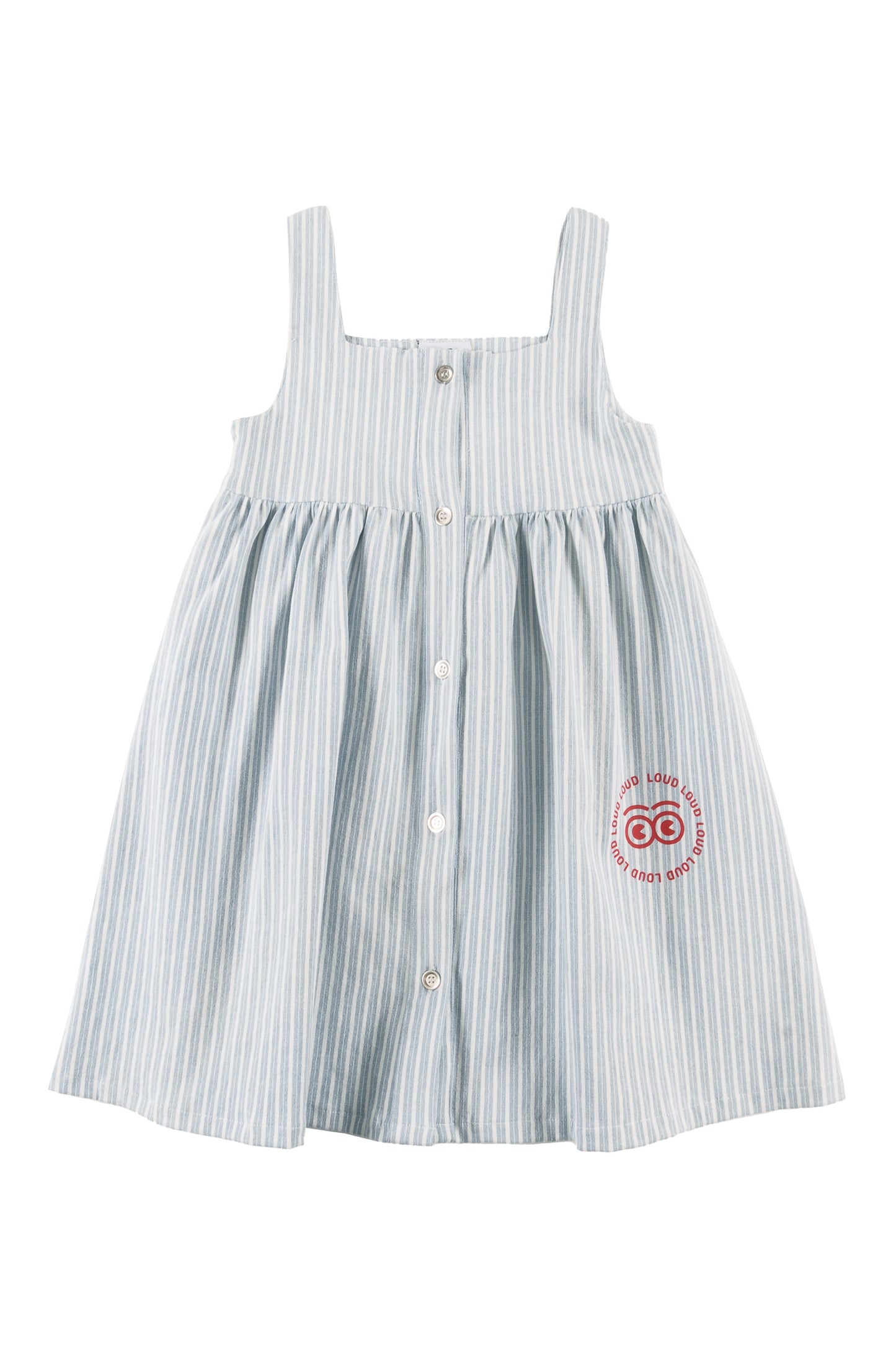 Loud Caffe Stripe Summer Dress loose fit – LITTLE PILLOW Loud Caffe Stripe Summer Dress loose fit – LITTLE PILLOW