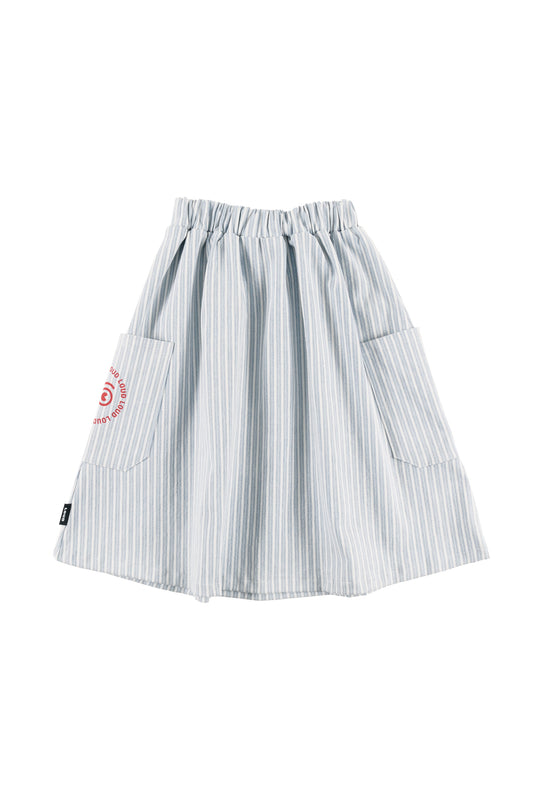 Loud Polanda Stripe Midi Skirt