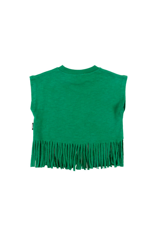 Loud Cetrella T-Shirt loose Fit with fringes
