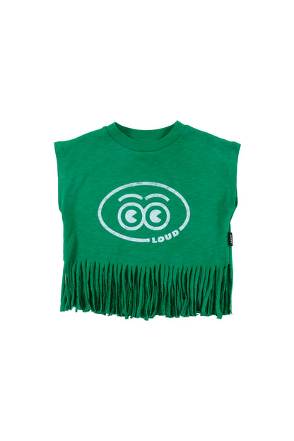 Loud Cetrella T-Shirt loose Fit with fringes