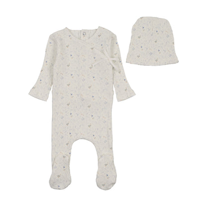 B&D Geese Wide Ribbed Footie & Beanie