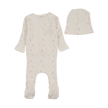 B&D Geese Wide Ribbed Footie & Beanie