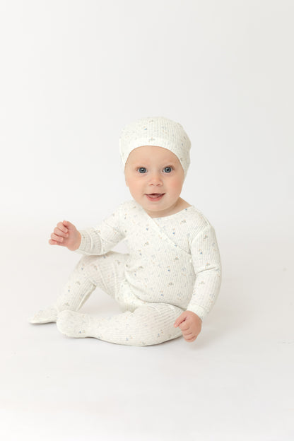 B&D Geese Wide Ribbed Footie & Beanie