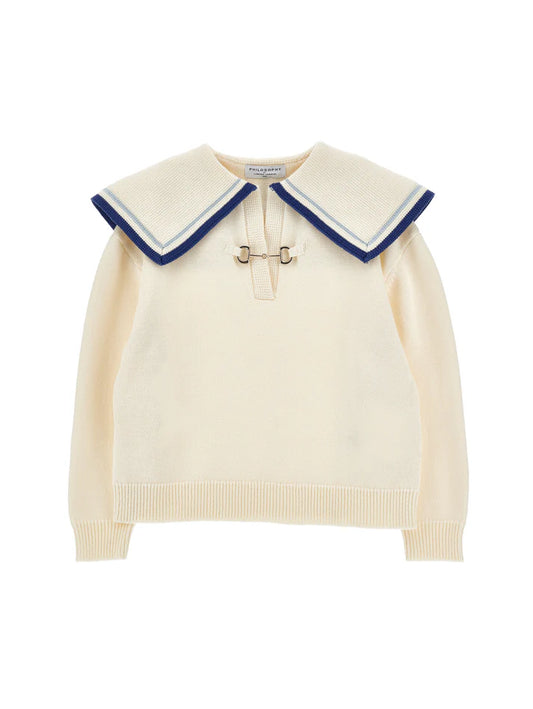Philosophy Sweater with Sailor Collar I9G607