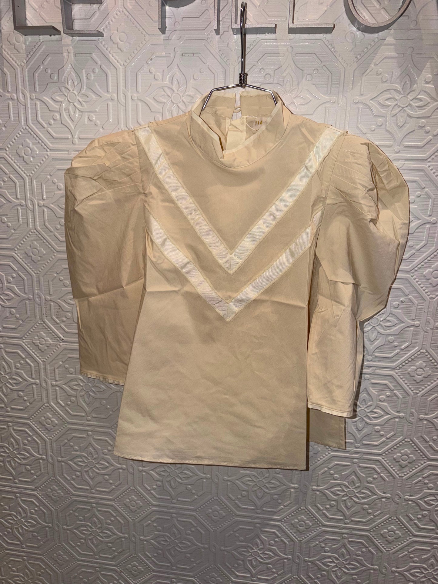 Bow Blouse - Ivory (sells as set only)