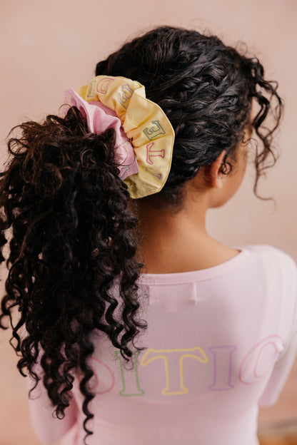 Embroidered Logo Scrunchie