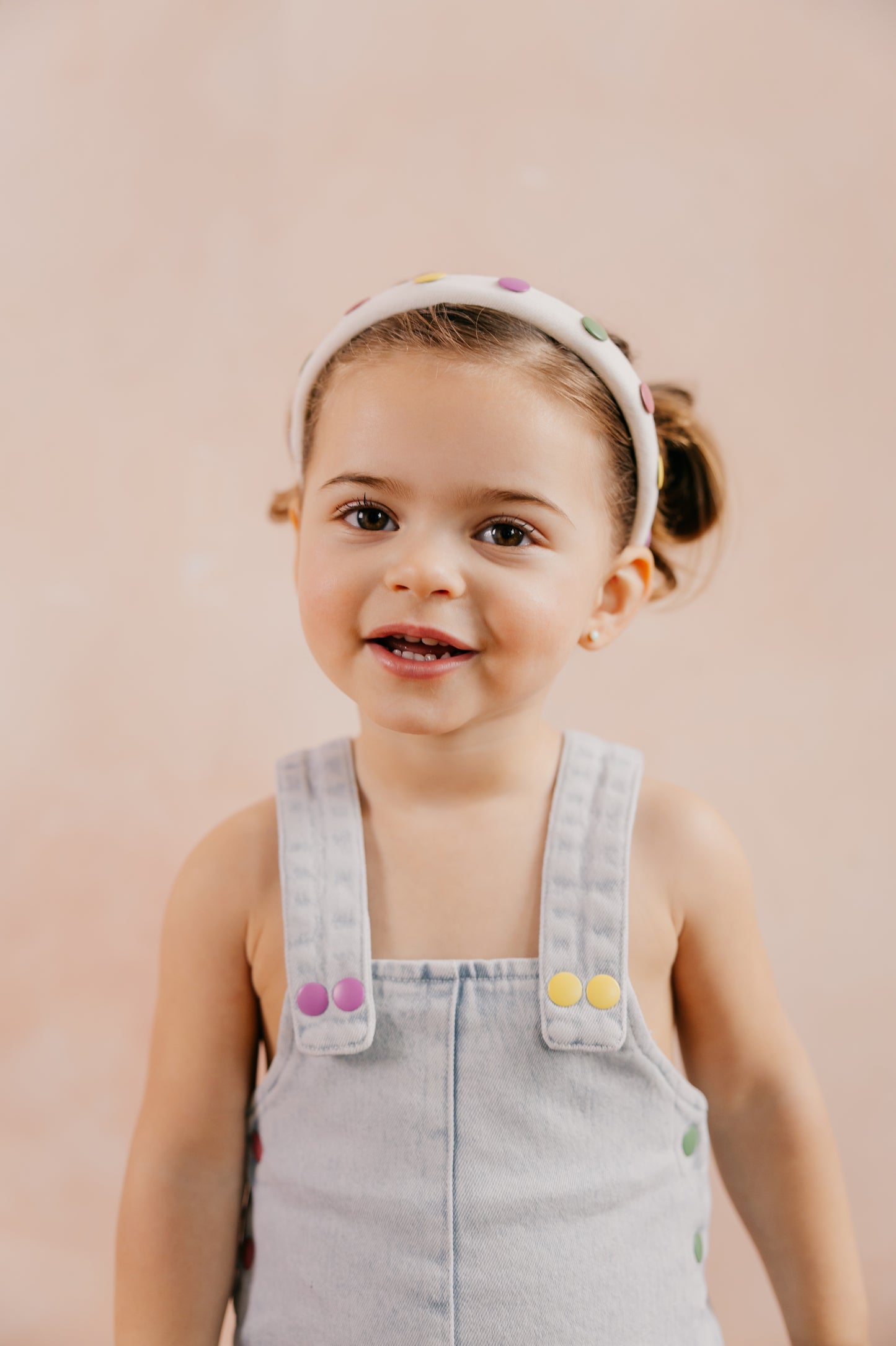 Denim Snap Girls Romper