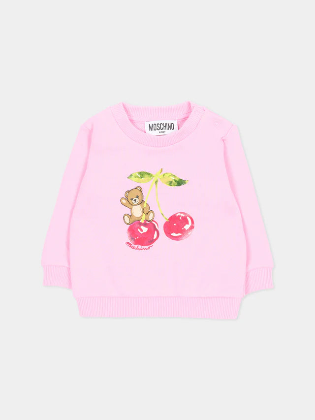 Moschino Cherry Print Sweatshirt MGF02K