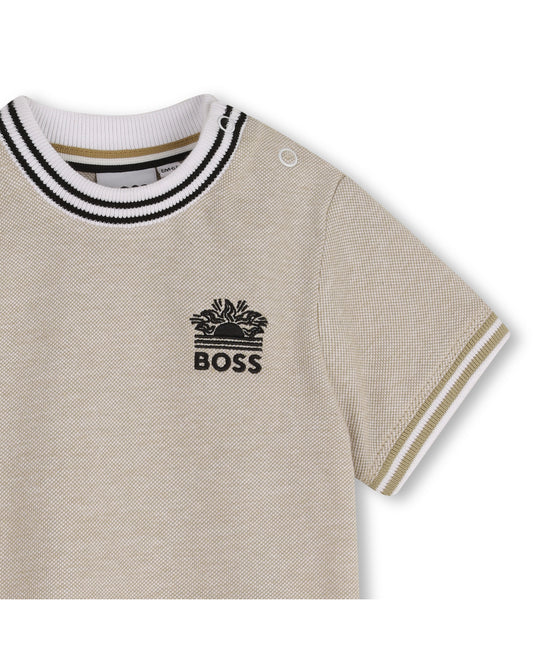 Hugo Boss Short Sleeved Tshirt W logo on chest J52888