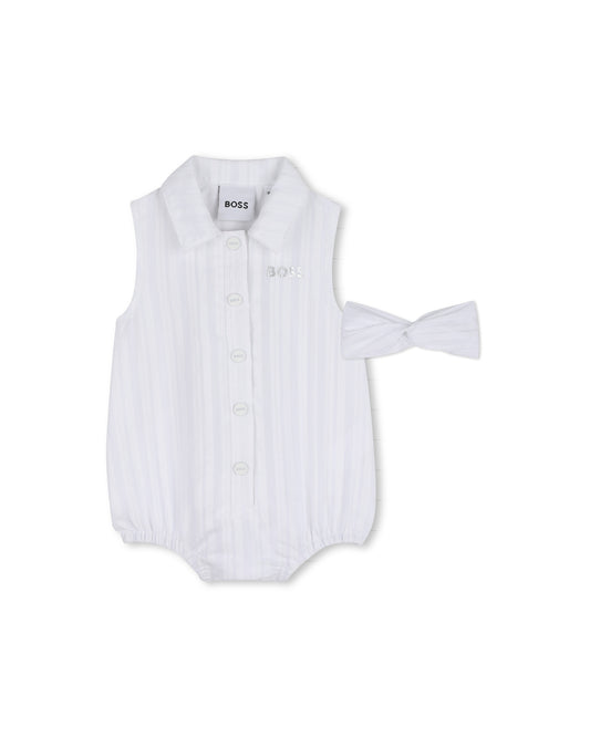 Hugo Boss Jumpsuit & Headband Set J53058