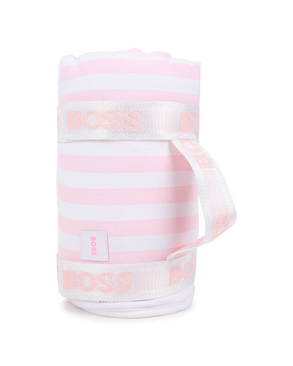 Hugo Boss Striped logo Blanket J53093