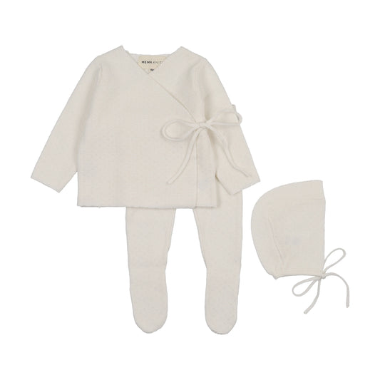 Knit Bris Set & Bonnet