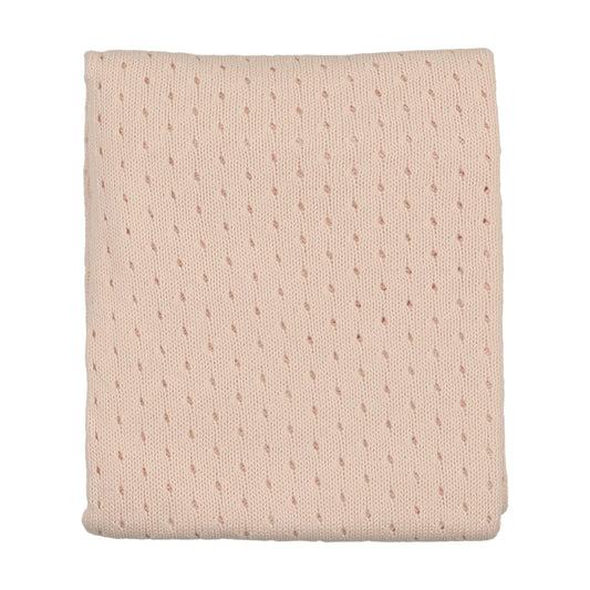Pointelle Knit Blanket