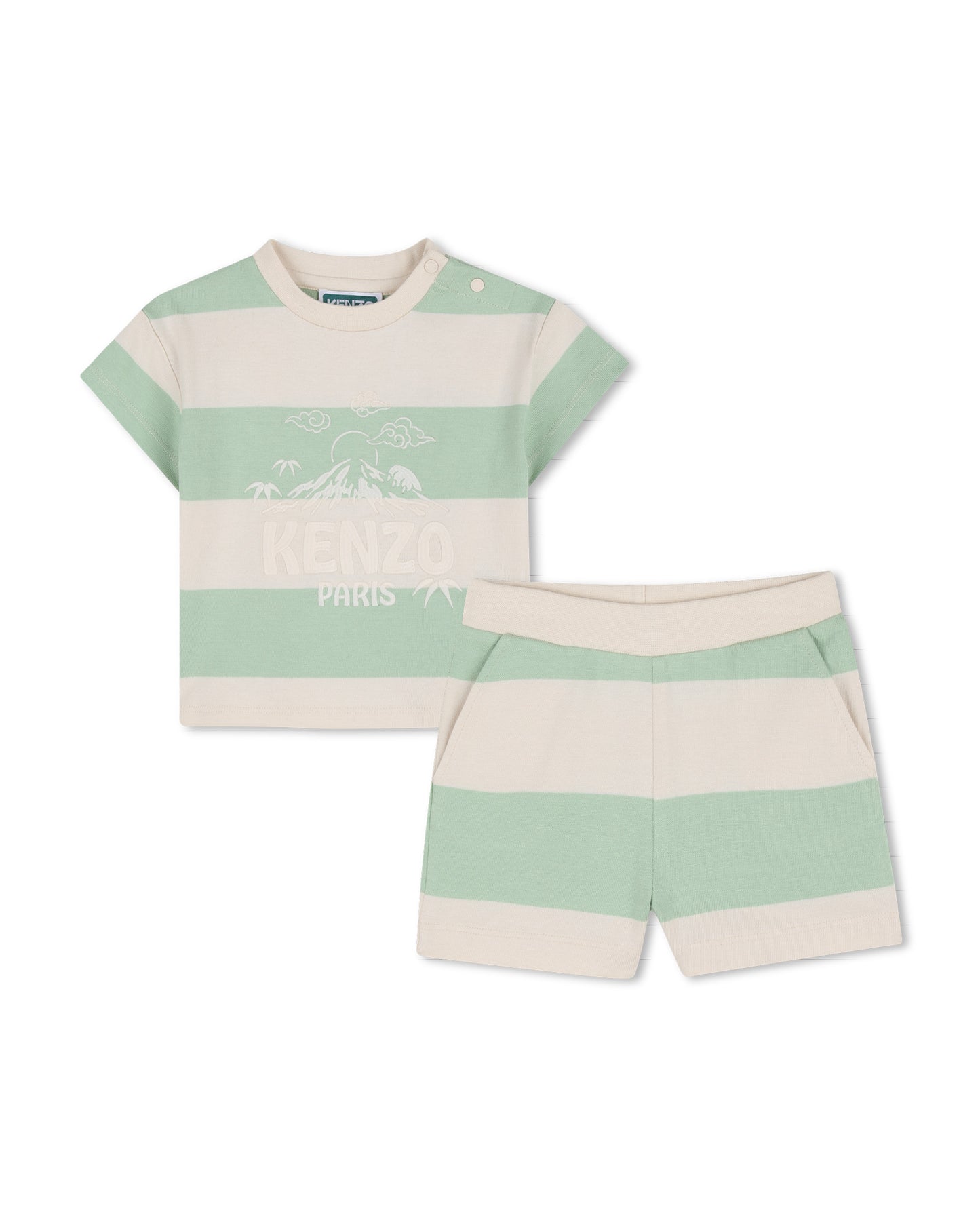 Kenzo Striped Shorts Set K61702