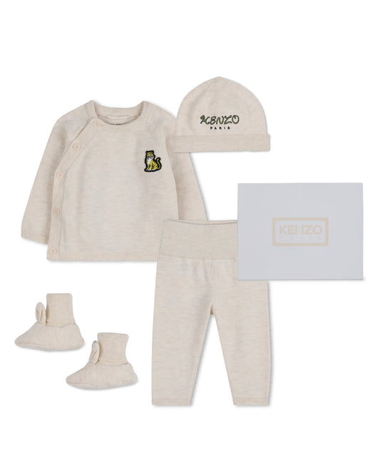 Kenzo Top and Pant Set W Hat and Booties K61855