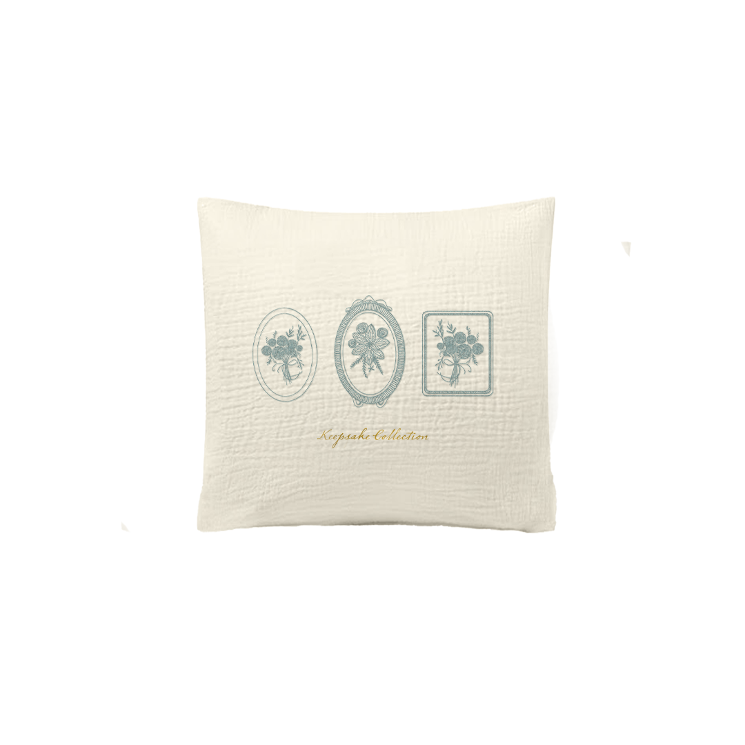 Milk Keepsake Embroidered Filled Pillow