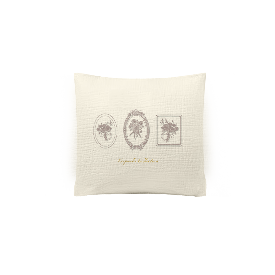 Milk Keepsake Embroidered Filled Pillow