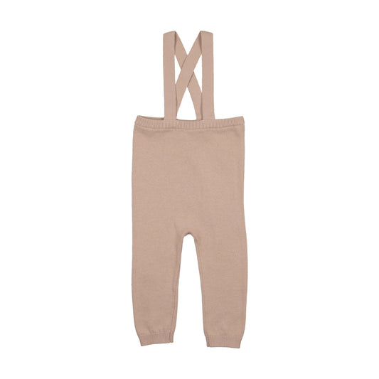 Peluche Knit Suspender Leggings