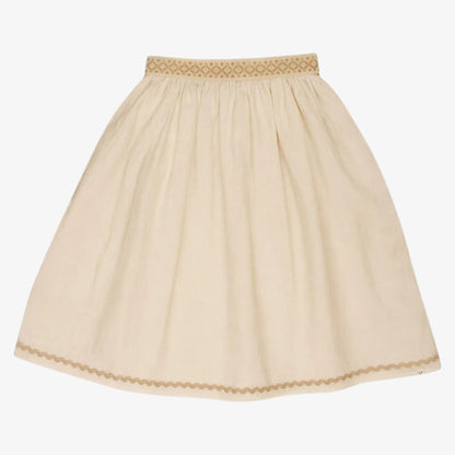 The Little Poets Bordalo Midi Skirt w/ Ochre belt