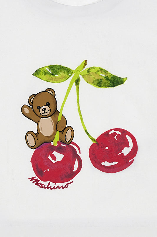 Moschino Cherry Print Tshirt MDM03T