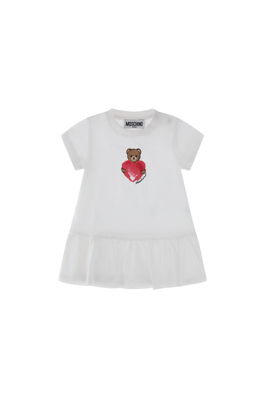 Moschino Bear Print Low waist Dress MDV0DJ