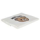 Moschino Blanket with Bear and Text Logo MUB00M