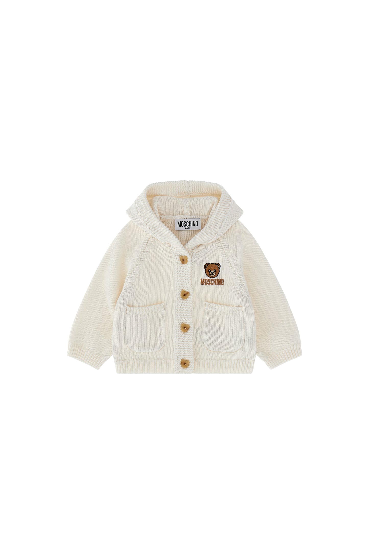 Moschino Hooded Knit Cardigan MUW00X