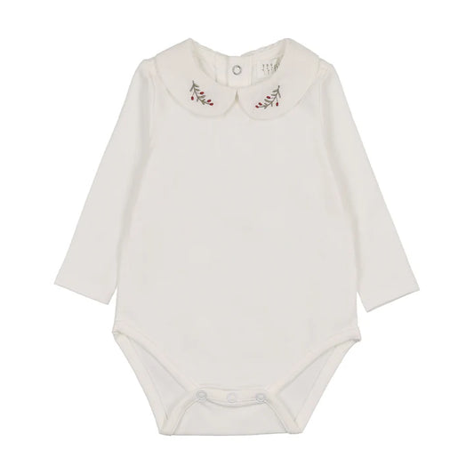 Peluche LS Onesie with Emb Collar