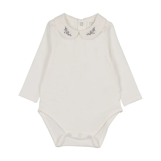 Peluche LS Onesie with Emb Collar