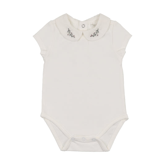 Peluche SS Onesie with Emb Collar