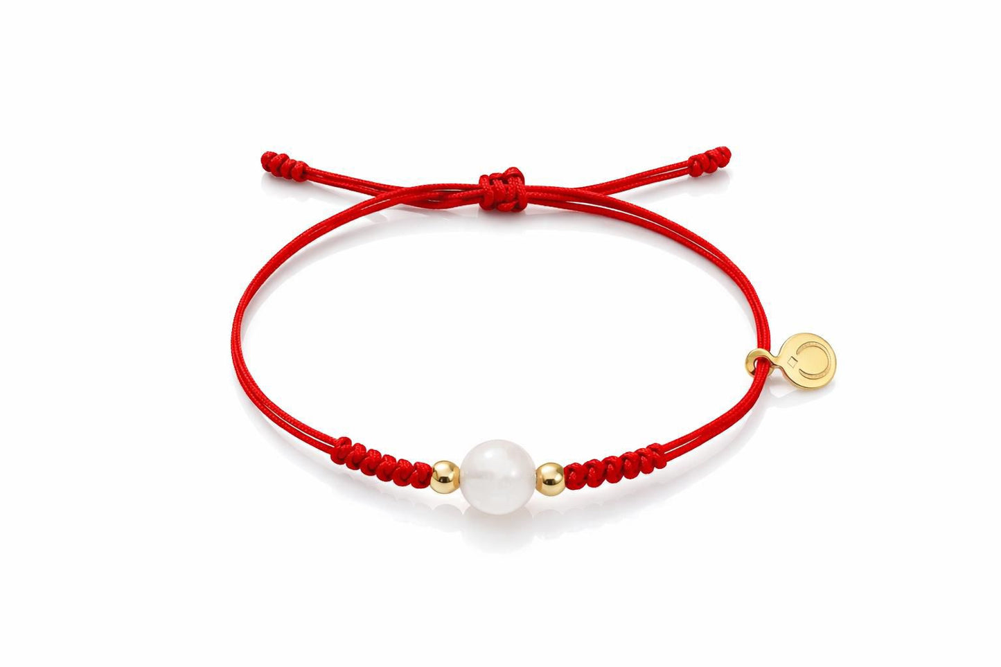 Red String Bracelet Mother Of Pearl (nb-4y)