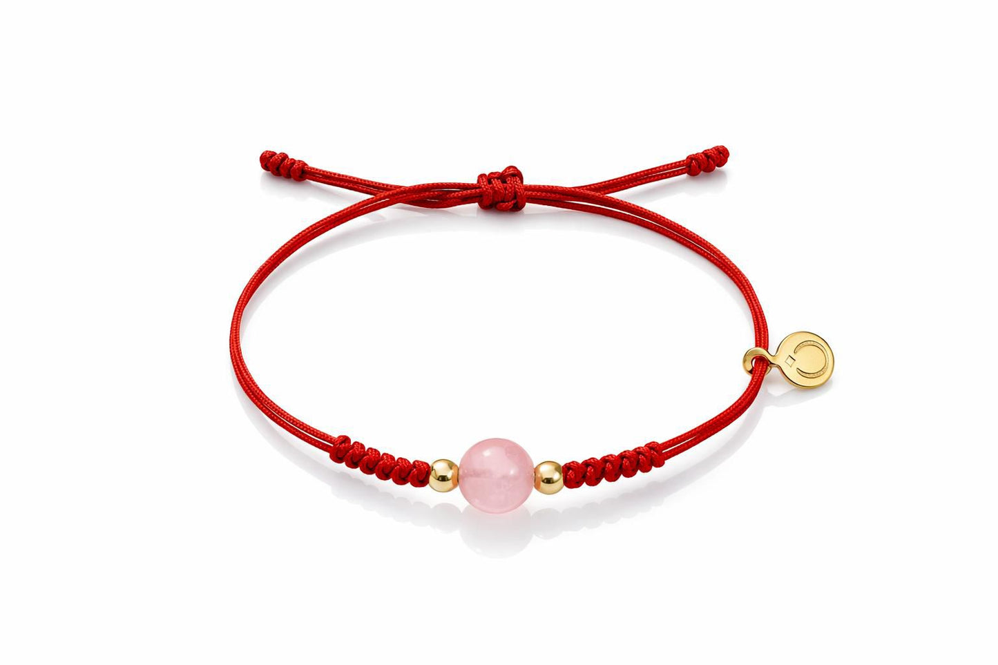 Red String Bracelet Pink Jade (nb-4y)