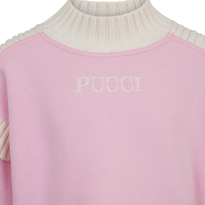 Sweater With Logo Z3183 - Pink