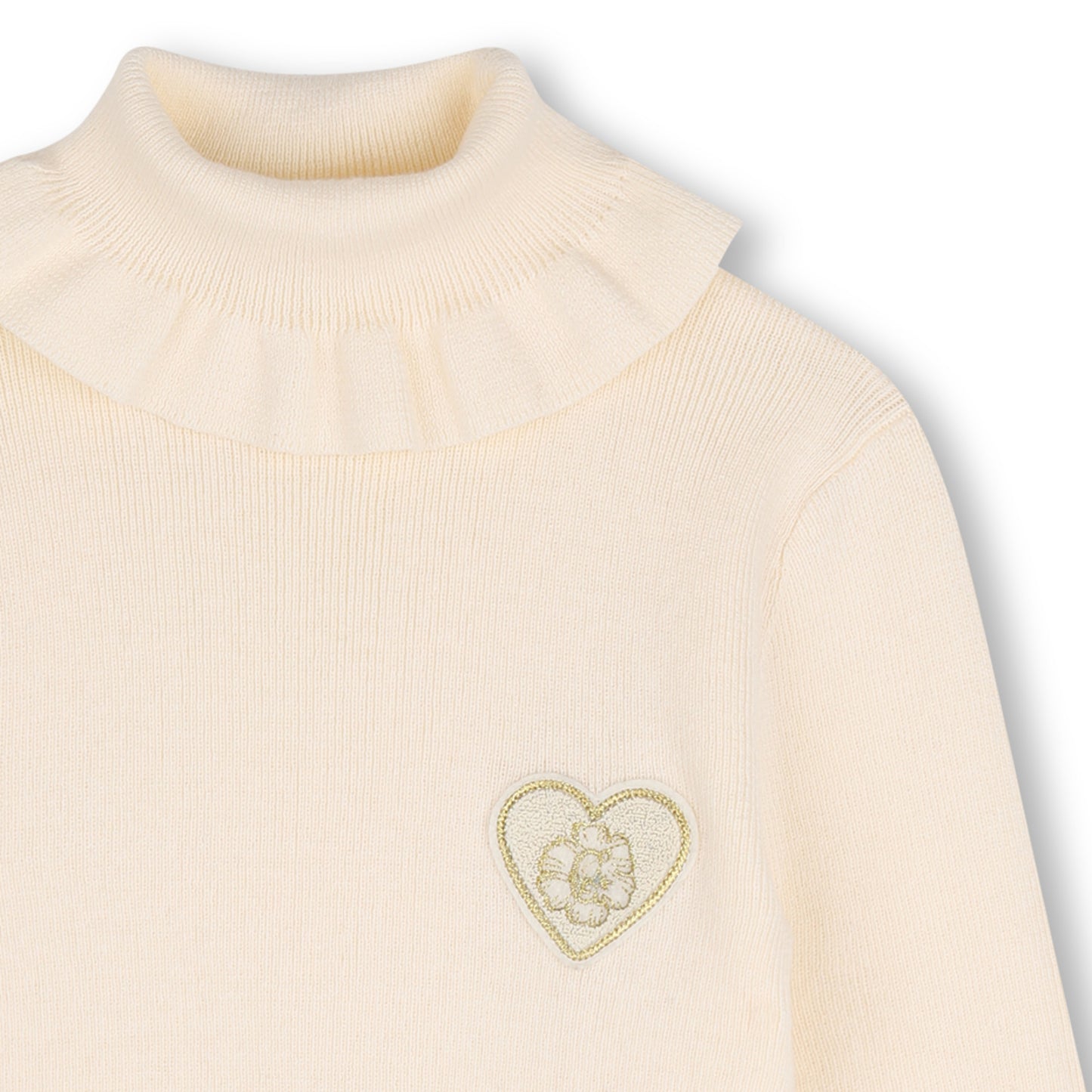 Polo Neck Sweater C21295 - Ivory