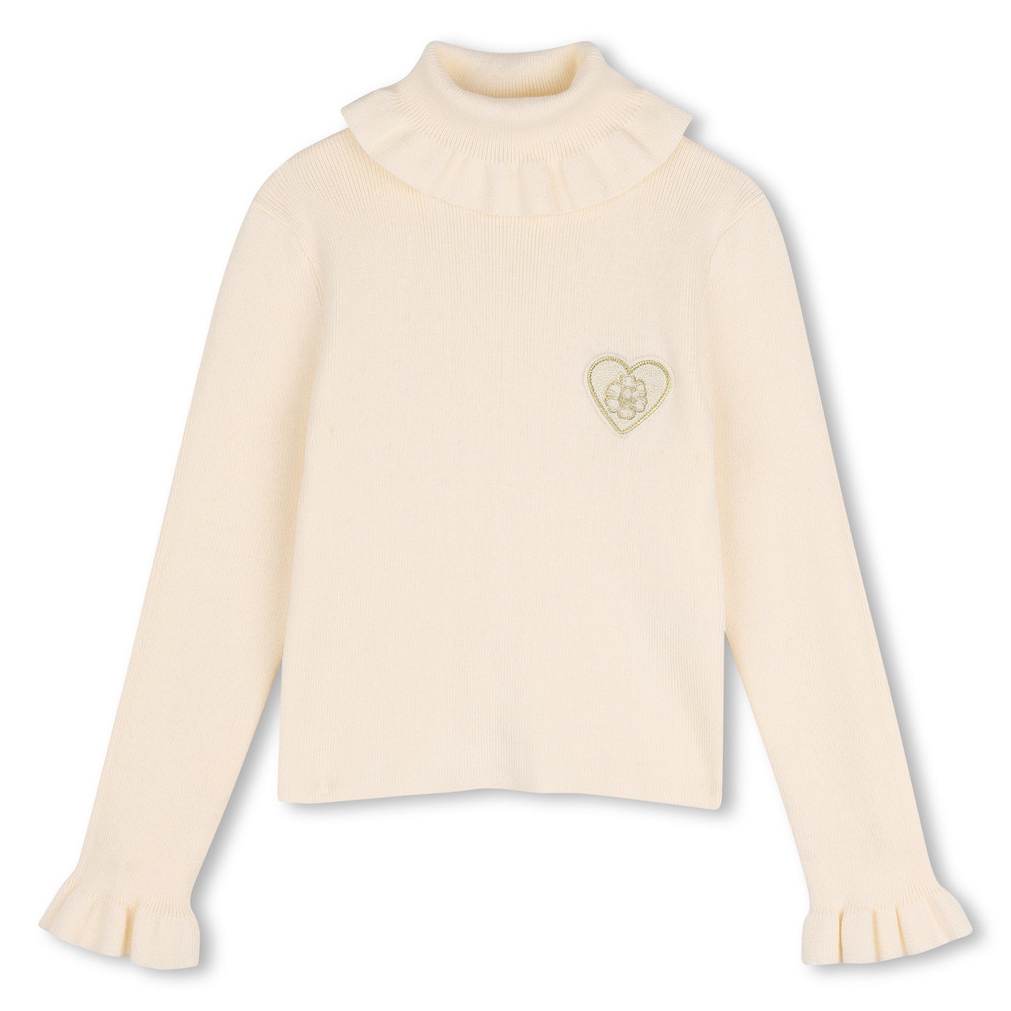 Polo Neck Sweater C21295 - Ivory