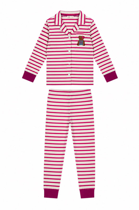 Teddy Grandpa Set - Pink