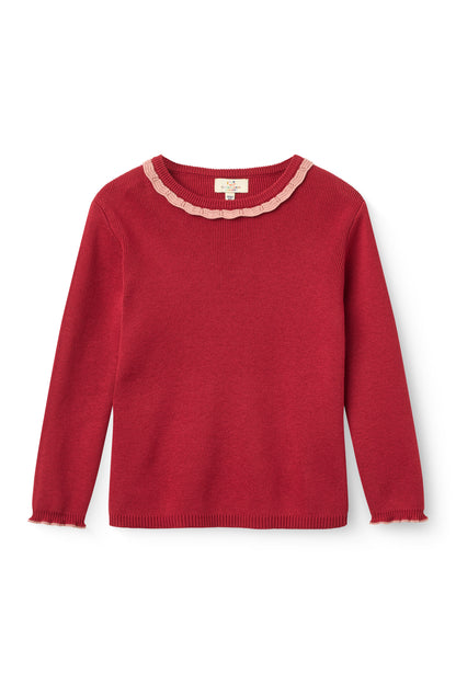 Knitted Tennis Set - Red