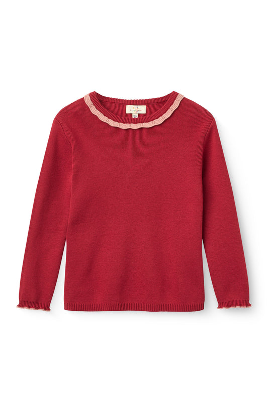 Knitted Tennis Set - Red