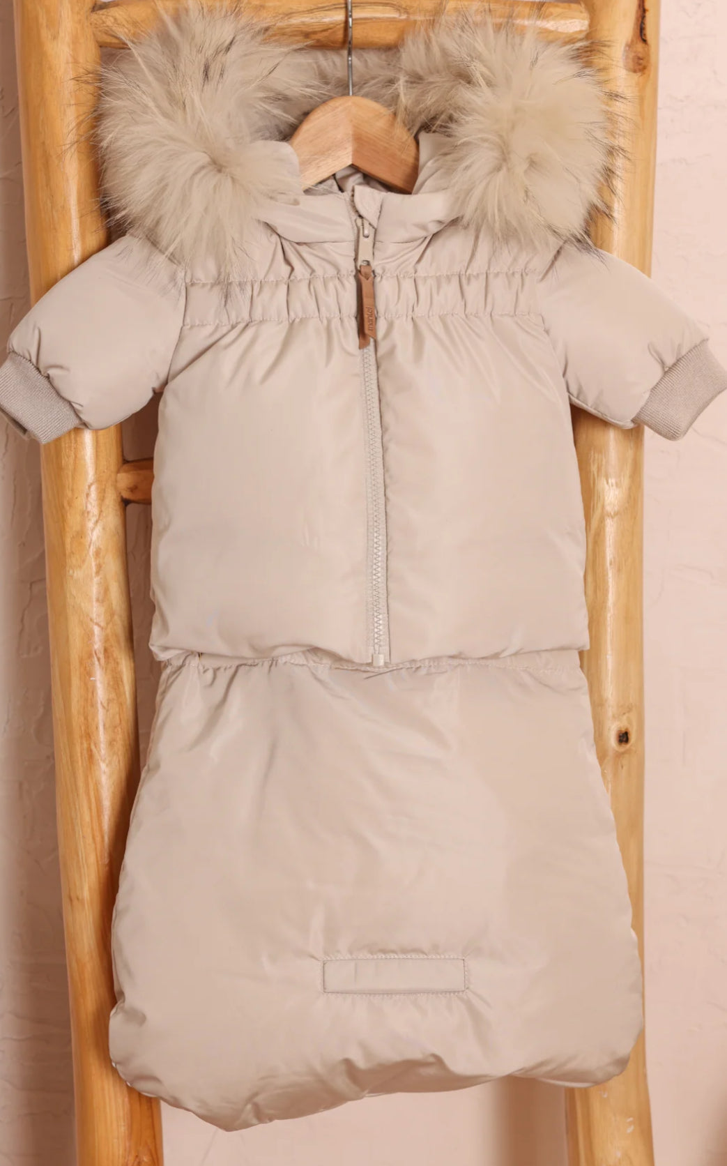 Mantel Gathered High Waist Jacket + Footmuff