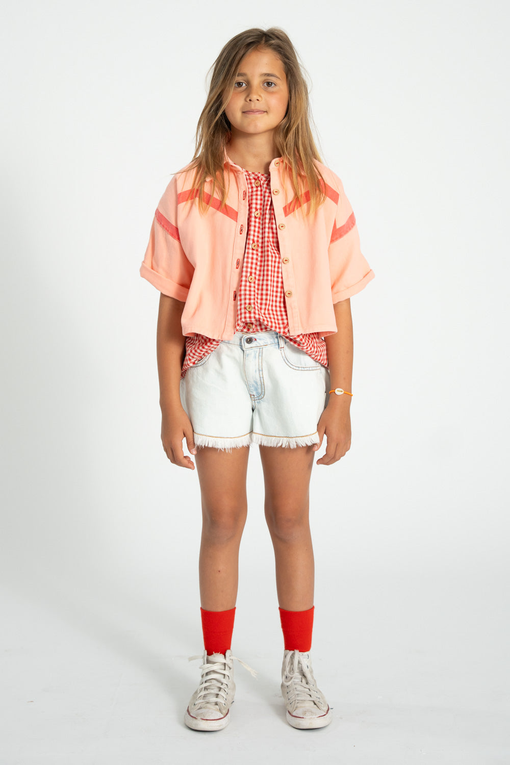 Geometric Lines short sleeve Jacket