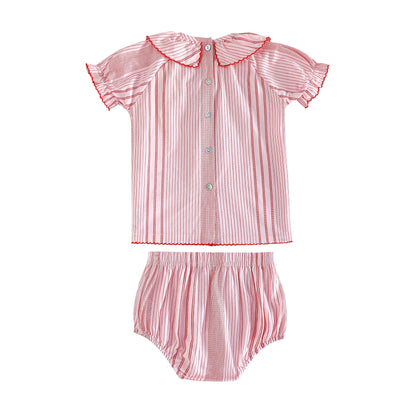 RetroKid Rosie Cotton Printed Baby Girl Bloomer Set