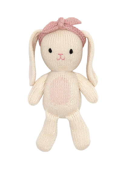 Tuntun baby bunny girl 8" light pink